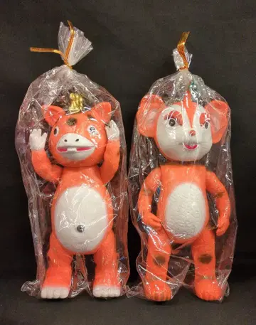 북극곰 쾌수 부스카 부스카&차메곤(오렌지색 성형/화이트 페인팅) STD