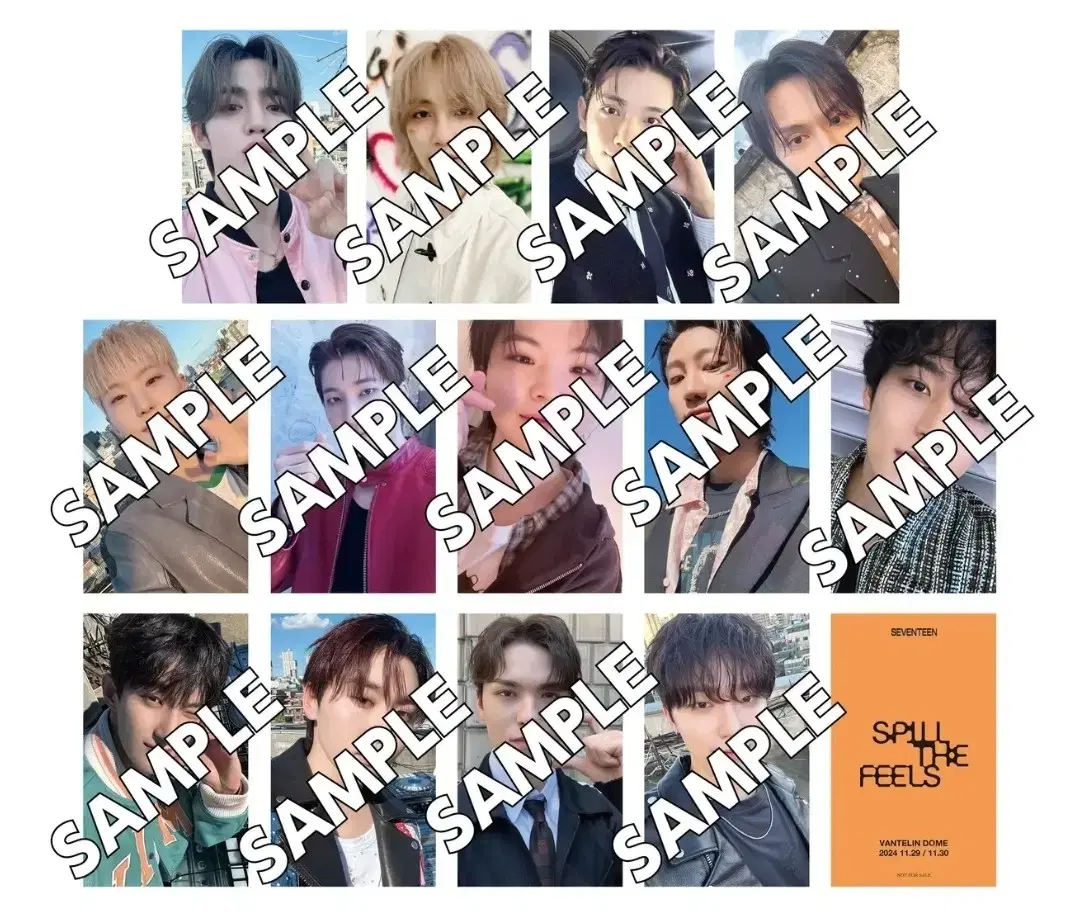 [쿱, 홋, 원 가능!] 세븐틴 일본 반테린돔 회장한정 포카 분철합니다!