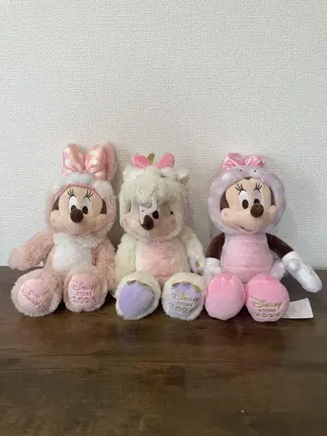 미니 마우스 봉제 인형 3개 세트 럭키 백 2023-2025년 간지