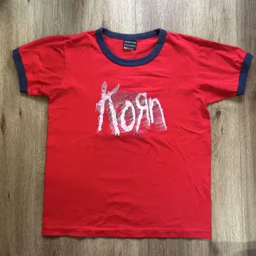 korn 빈티지 메탈 밴드 티셔츠