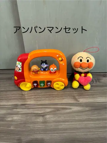 호빵맨 세트 자동차와 캐릭터 인형