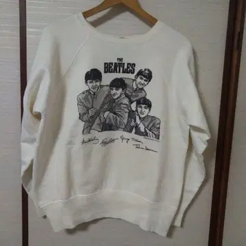 50s 60s 빈티지 맨투맨 "THE BEATLES" L