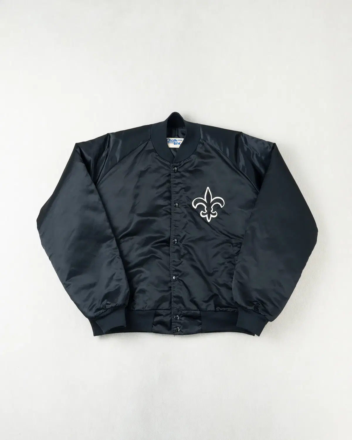 (XL) 90s 초크라인 스타디움 사틴 자켓_뉴올리언스 세인츠