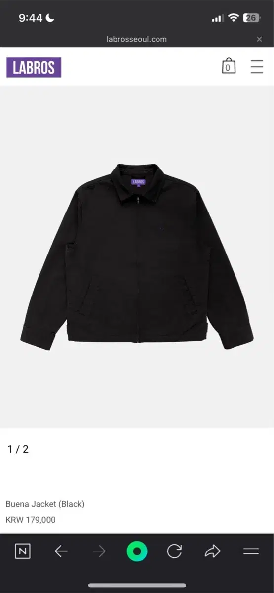 Lavros buena jacket black s