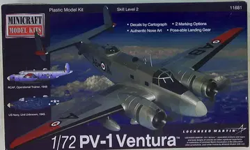 미니 크라프트 1/72 미국 해군 PV-1 벤츄라