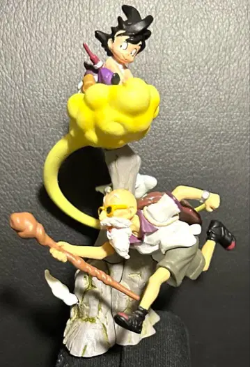 드래곤볼 이매지네이션 피규어 8 근두운을 탄 손오공과 달리는 무천도사