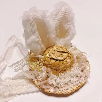 유 안젤리카 님이 제작한 폭신폭신한 토끼 귀 보닛