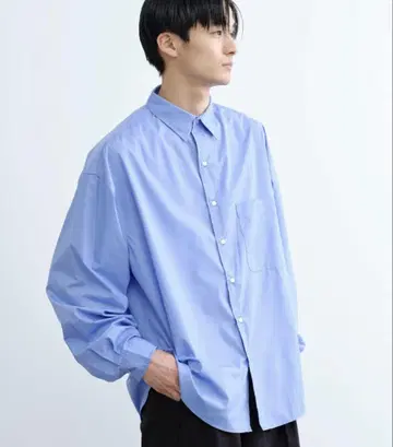 SINNS 루즈핏 셔츠 M 파랑 긴팔 셔츠