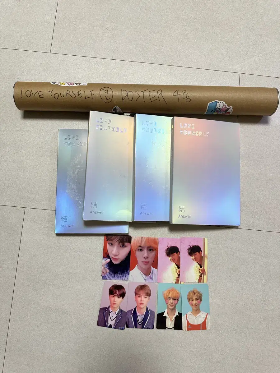 방탄 bts 럽셀 엔써 앨범 세트 S E L F 포카