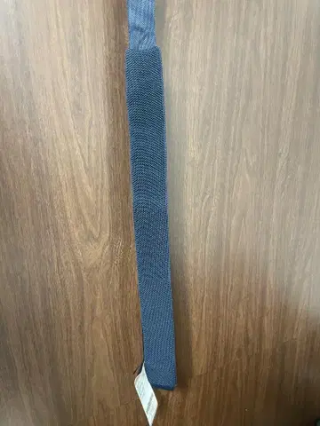 질 샌더 네이비 넥타이 니트 타이