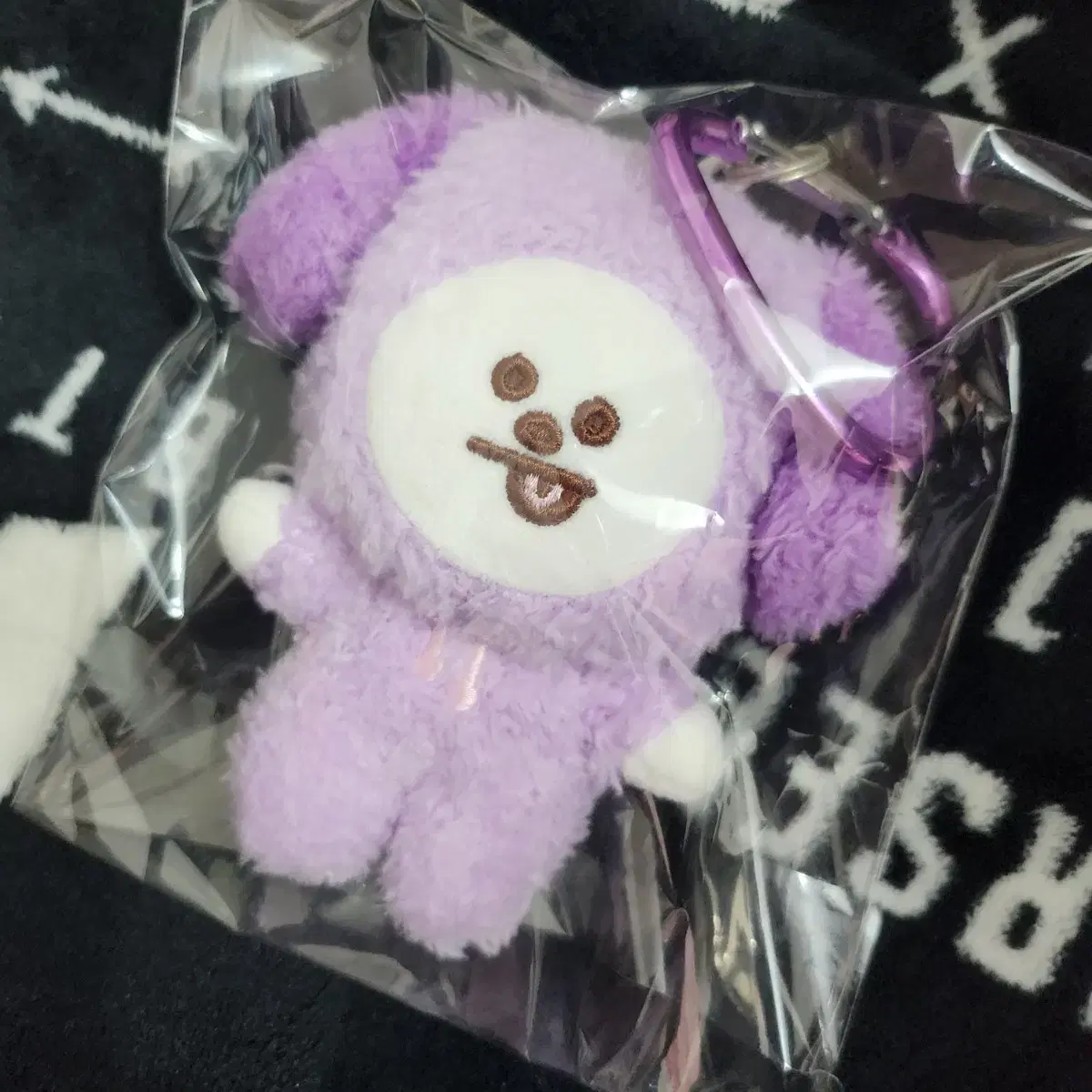 BT21 limited edition Purple Heart keyring Chimmy doll BTS bangtan Jimin