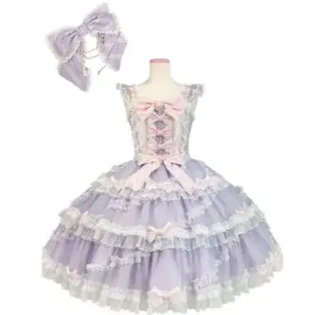 angelic pretty sugar wing 라벤더 머리띠