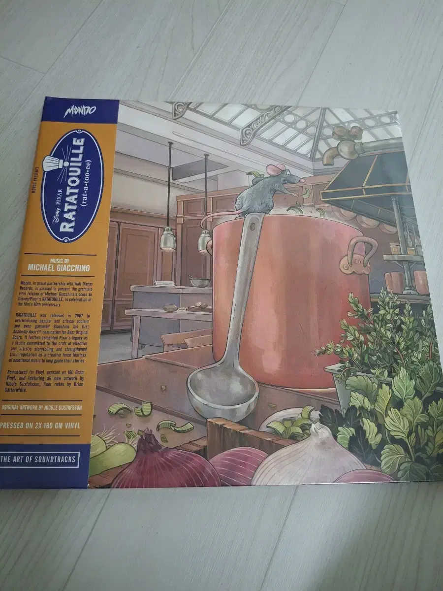 Movie Ratatouille OST limited edition Splatter Color Vinyl LP