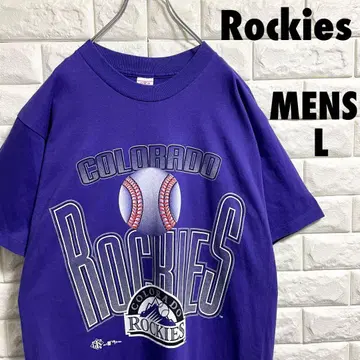 90s GTS MLB 로키스 티셔츠 USA제 남성용 L사이즈