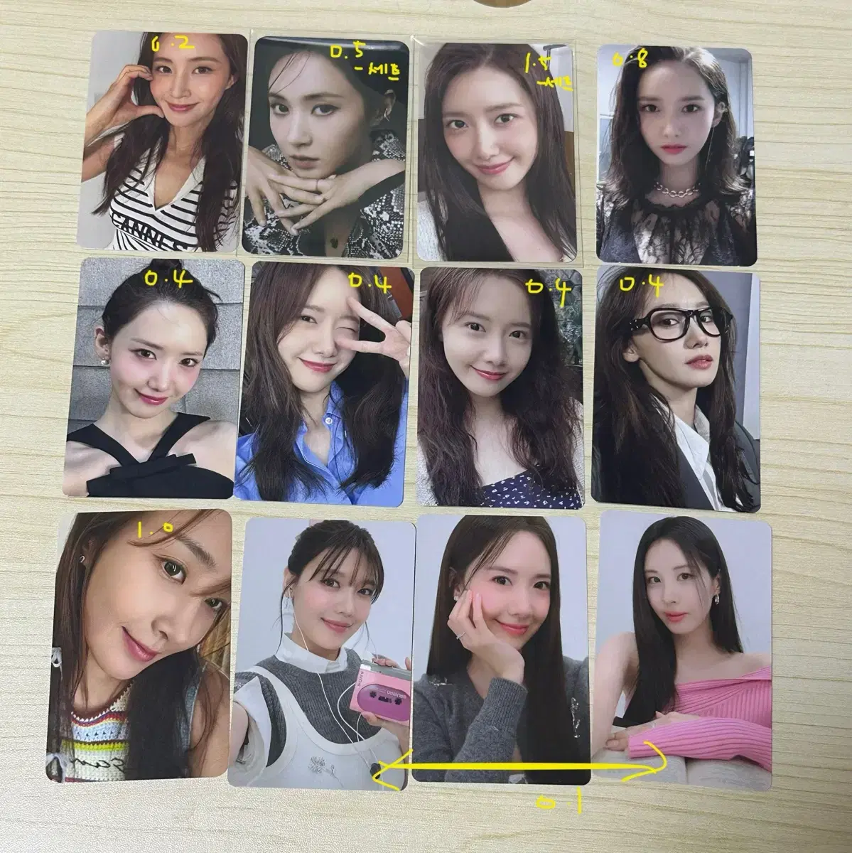 Girls' Generation yuri seohyun yoona 15th Anniversary pop up fanmeeting seasons greetings Lucky Set Poca
