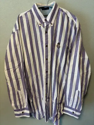 90년대 CHAPS 랄프 로렌 스트라이프 셔츠 긴팔