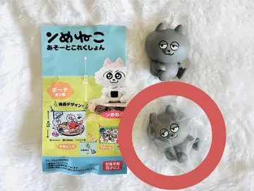 고양이 놀이 컬렉션 A상 흰색 마스코트 피규어