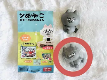고양이 놀이 컬렉션 A상 흰색 마스코트 피규어