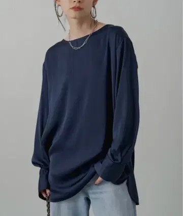 라운지 드레스 긴팔 튜닉