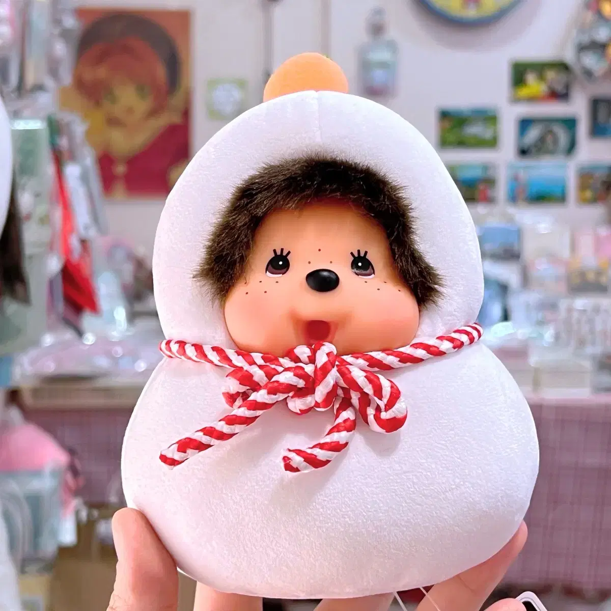 Snowman tangerine Monchhichi