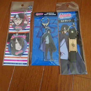 볼트, 사쿠라, 사스케 아크릴 키링 세트