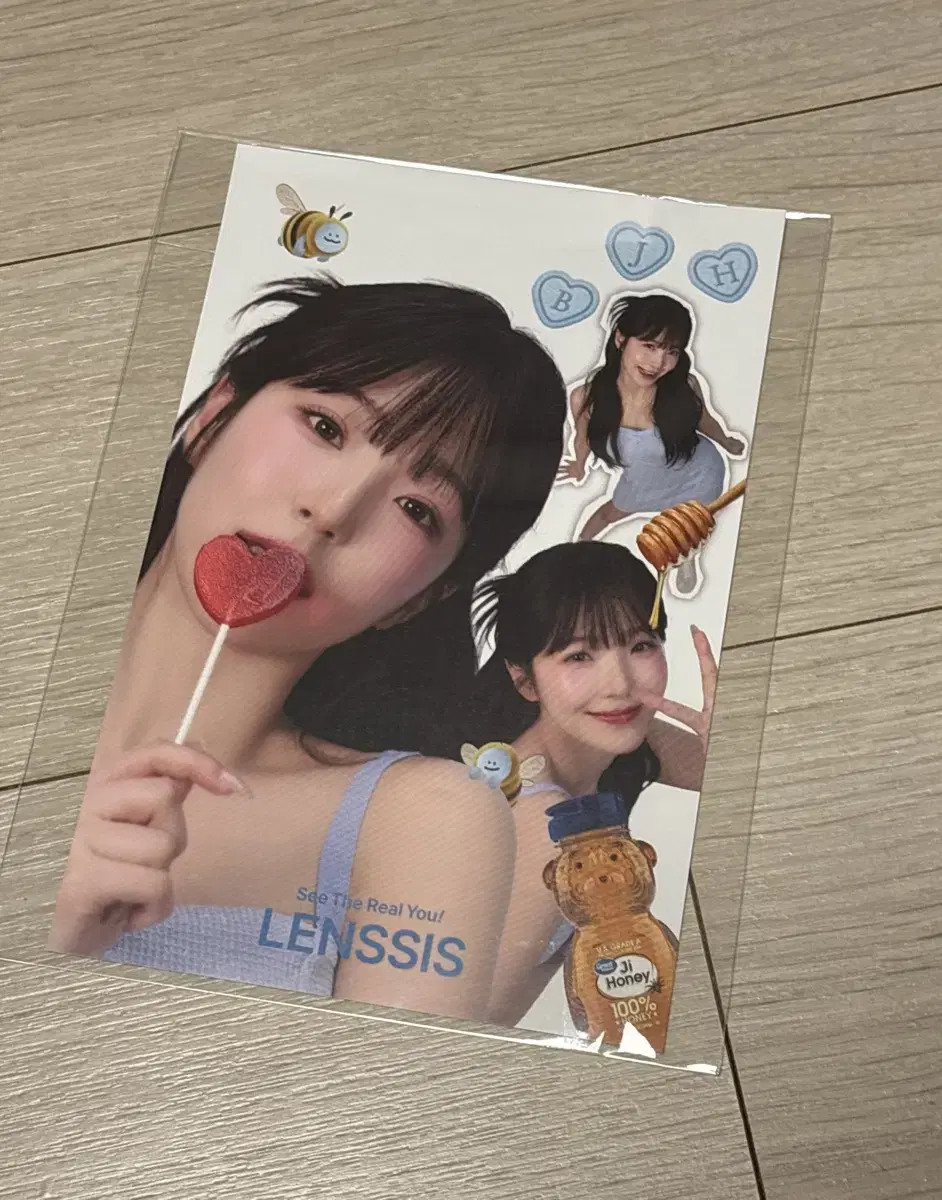 Baek Jiheon Ren'sys postcard Poca