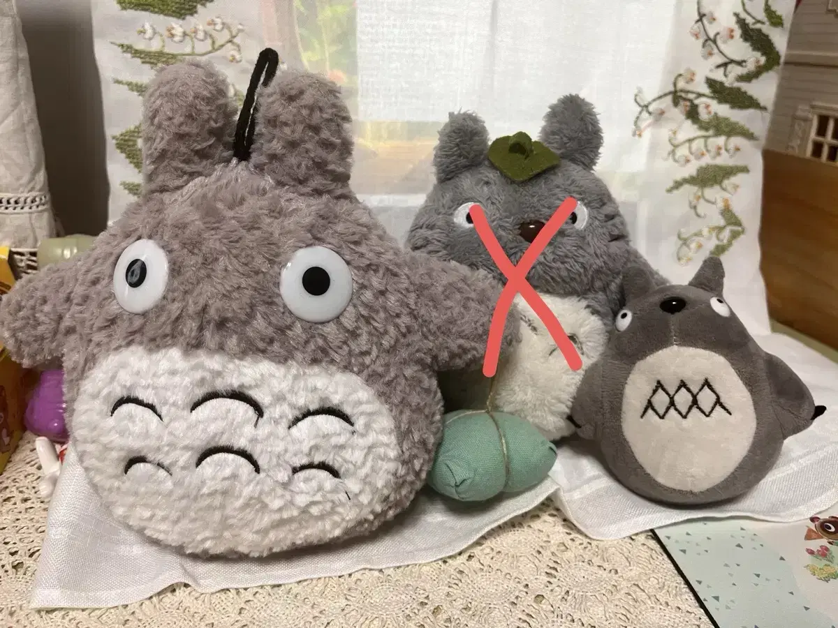 Ghibli Totoro doll room decor