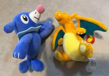 리자몽(포켓몬 센터)과 아시마리(경품) 봉제 인형 세트