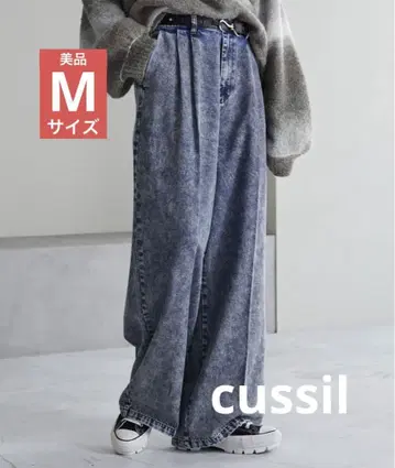 cussil 데님 팬츠 블루 계열 M