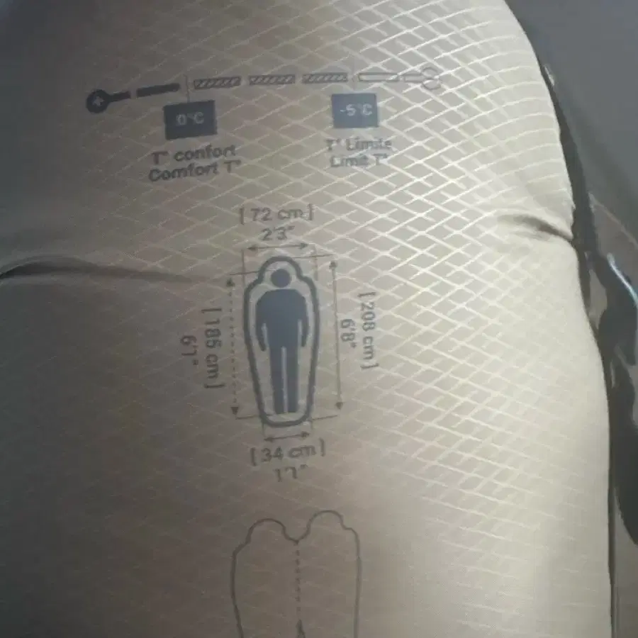 데카트론 침낭L + 베개 1개세트세트 팝니다