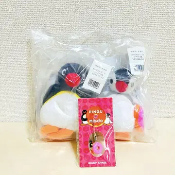 미개봉 새상품 미스터 도넛 핑구 핑가 봉제 인형 스트랩 미스터 도넛