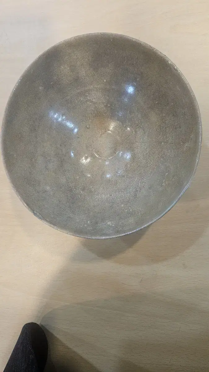 고려청자양각연화문다완