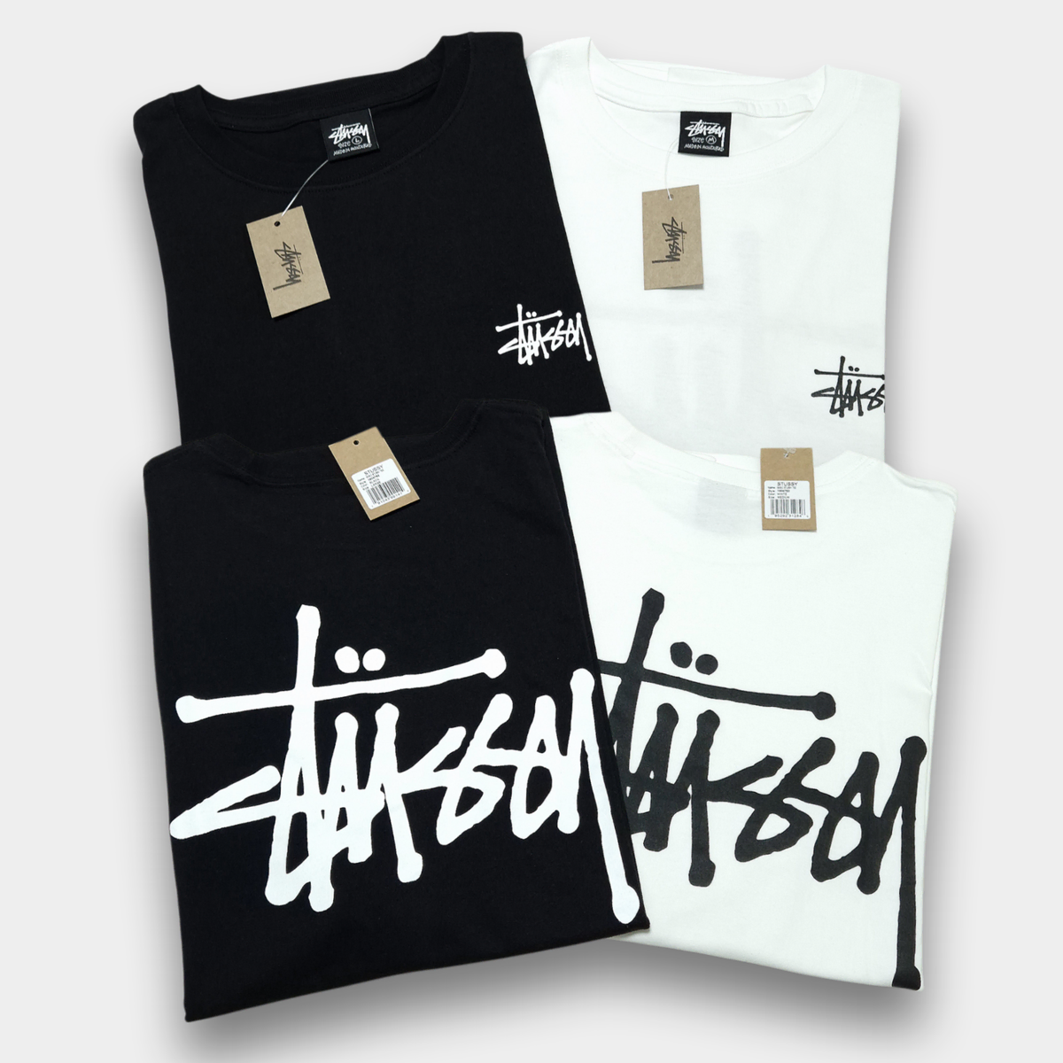 [정품 새상품]스투시 stussy 베이직 반팔 남녀공용