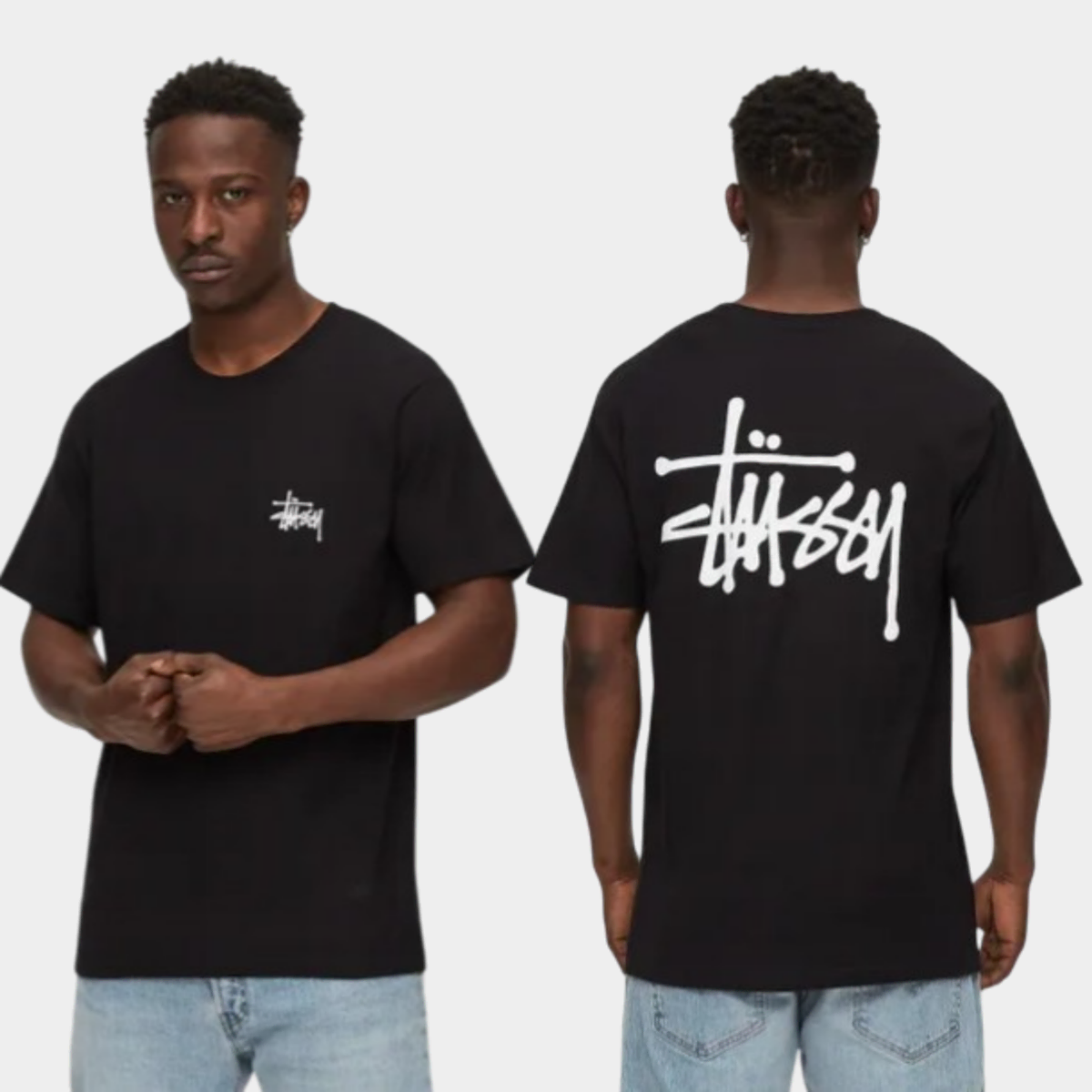 [정품 새상품]스투시 stussy 베이직 반팔 남녀공용