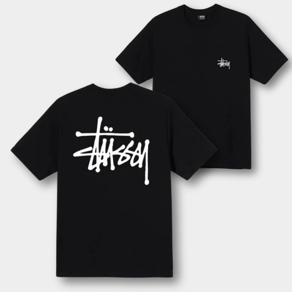 [정품 새상품]스투시 stussy 베이직 반팔 남녀공용