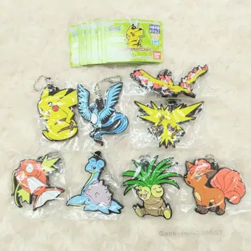 포켓몬스터 선&문 포켓몬 러버 마스코트 3 총 8종 풀 컴프