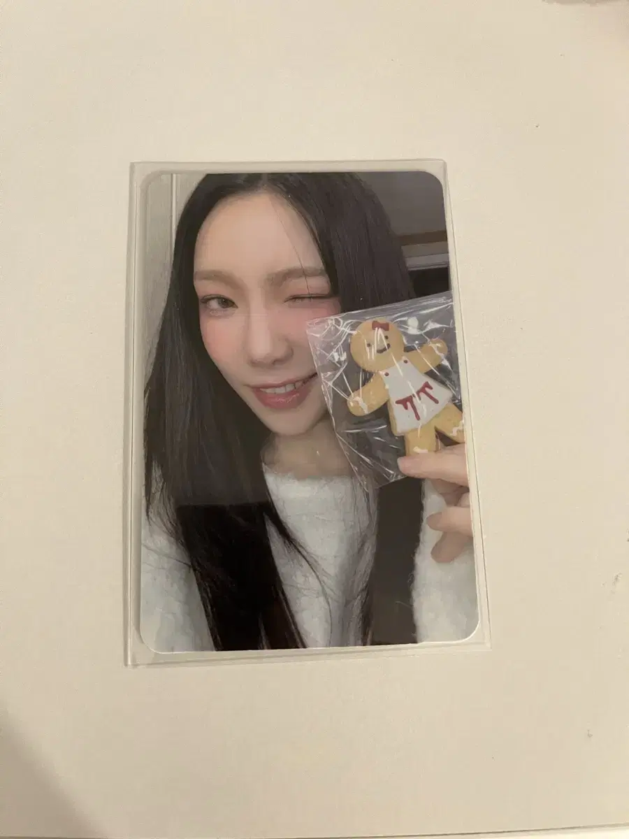 소녀시대 태연 2023 pink christmas 랜덤팩 포카