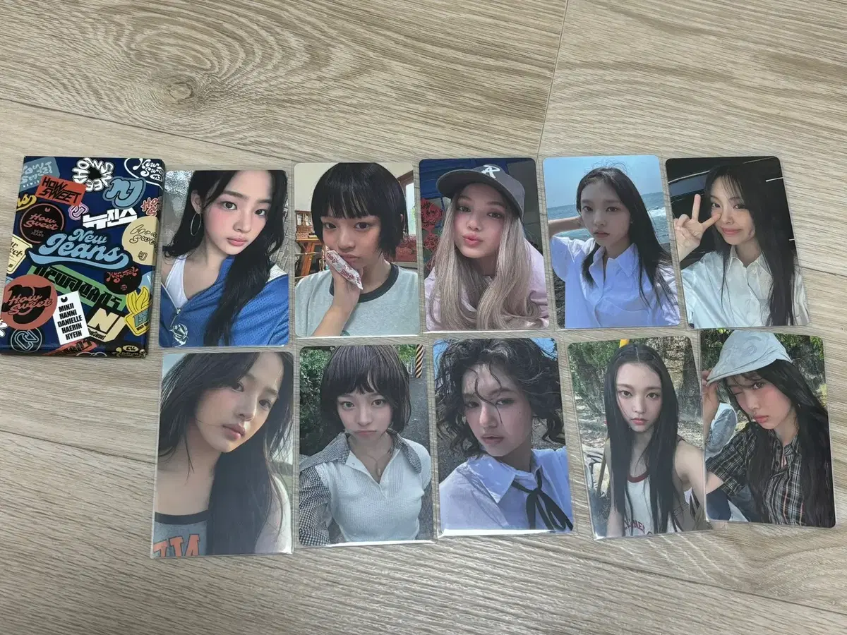 뉴진스 라인프렌즈 팝업 포카 일괄 판매