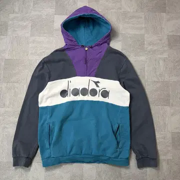 DIADORA 하프 지퍼 후드티 디아도라 하프 지퍼 후드티
