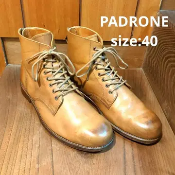 PADRONE 백 지퍼 워크 부츠 사이즈 40