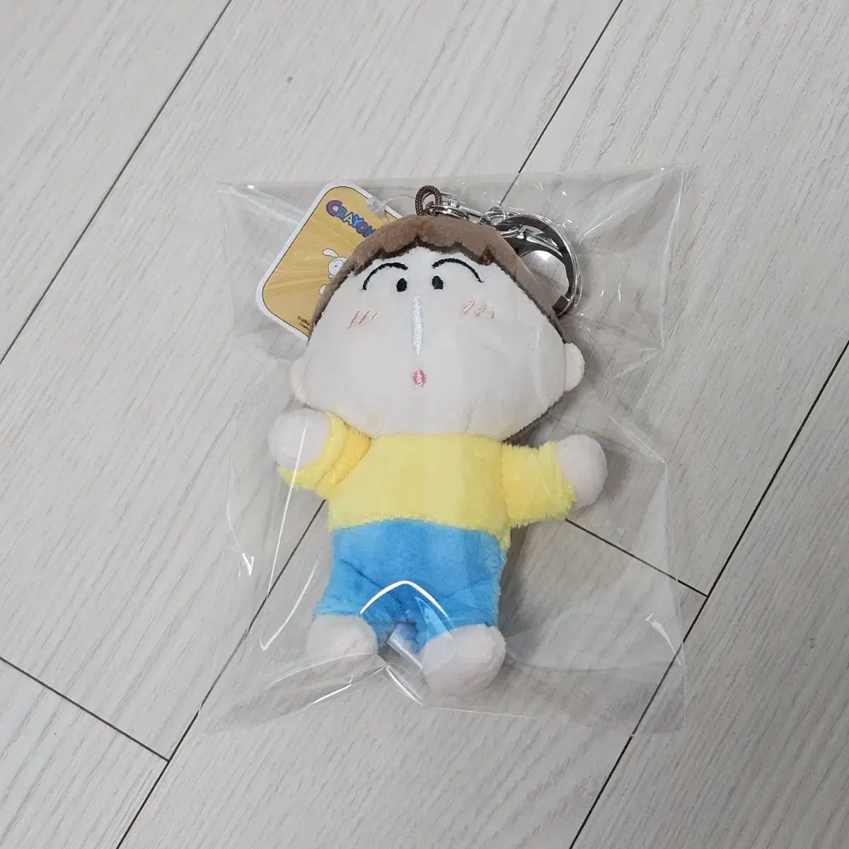(새상품) 맹구 키링 인형 가방고리 8cm