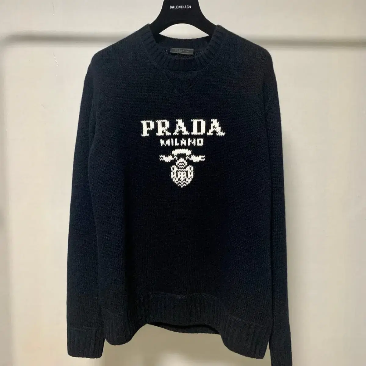 (급처) 50) 프라다 23fw 캐시미어 울 니트
