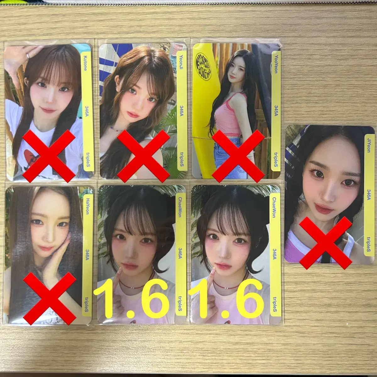 트리플에스 발대식 팬미팅 오브젝트 e346 코토네 유빈 하연 채원 연지