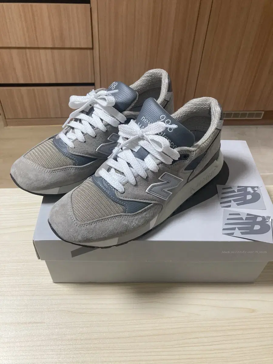 뉴발란스 998 그레이 260 사이즈 U998GR