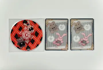 벚꽃 고등학교 호스트부 카페 아쿠코 클리어 카드 곰돌이 & 토끼