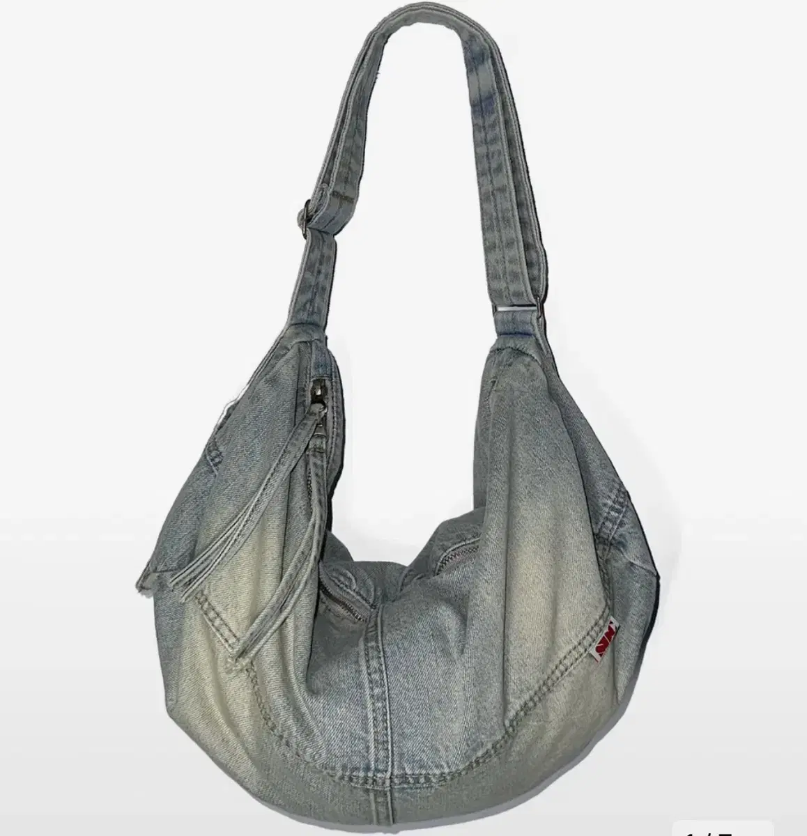 스컬프터 가방 Washed Denim Duffle Bag Washed B