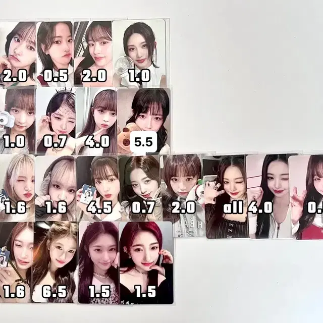 아이브 유진 가을 레이 원영 리즈 이서 포카 판매