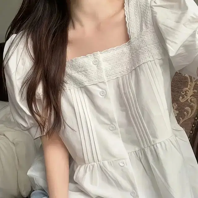 퍼프 블라우스