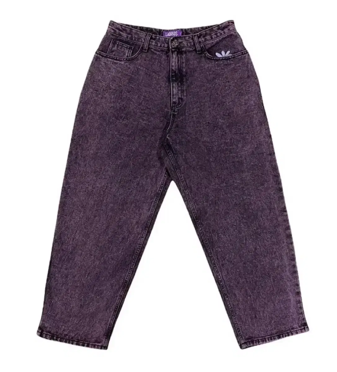 Lavros Daisy Purple Denim M