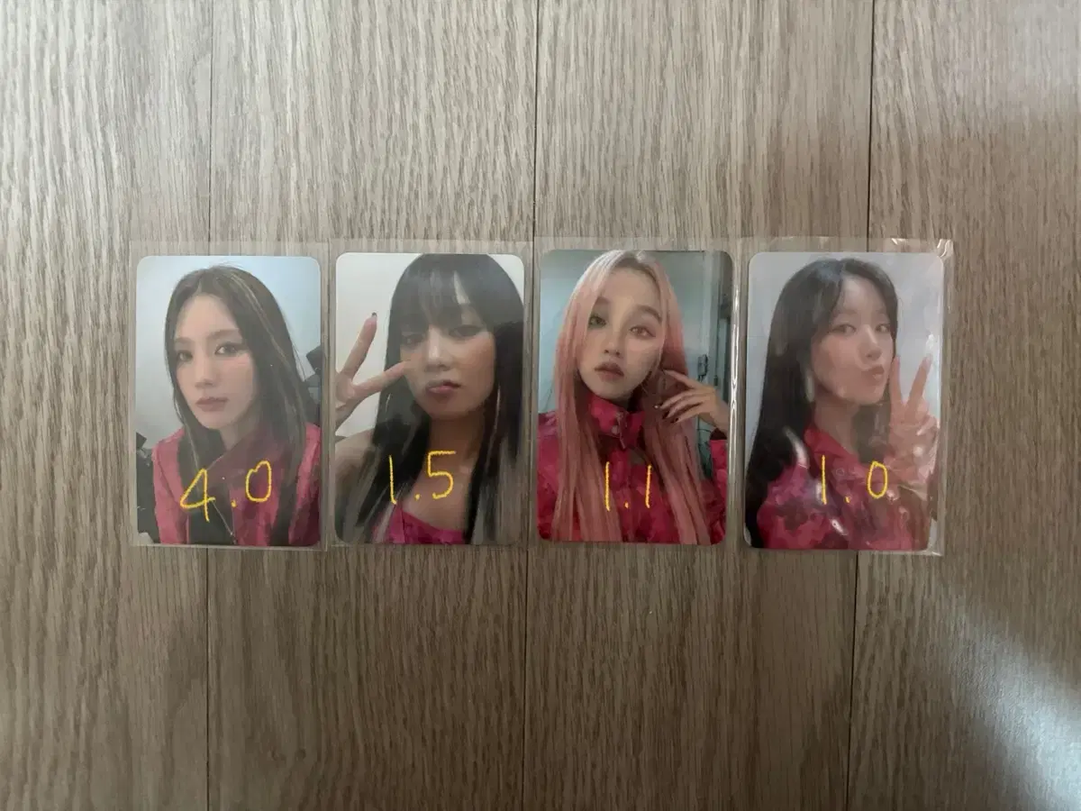 여자아이들 아이들 미연 민니 우기 슈화 톰보이 케타포 팝업 럭드 포카